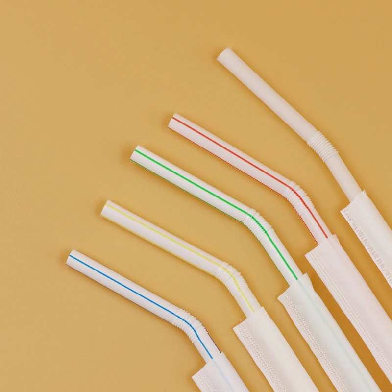 Wholesale Eco Friendly Plastic Compostable Full Biodegradable Drinking Straws Custom Logo PLA Straws