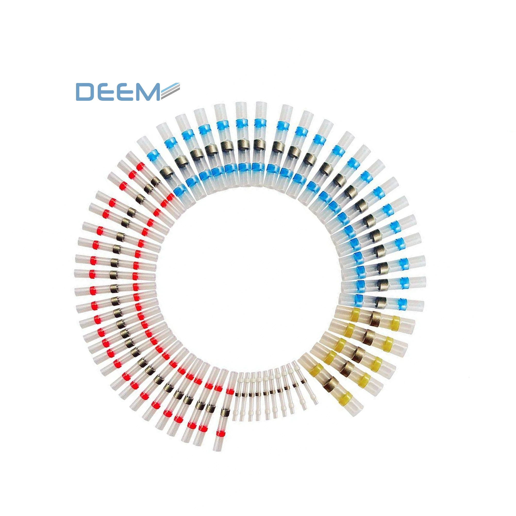 DEEM Wholesale Different Sizes Automobile Heat Shrink Wire Connector Heat Shrink Solder seal wire connector