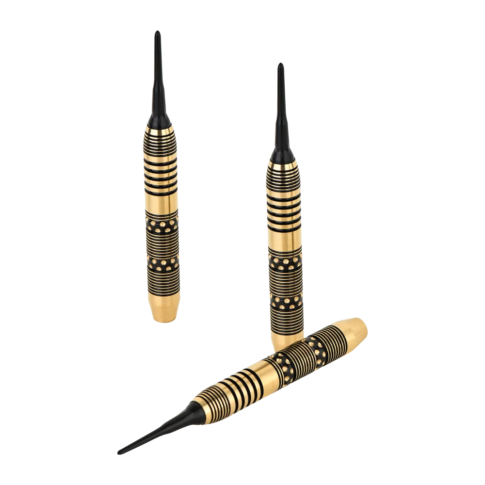 Popular Black Brass Softip Dart sets in Carry Case