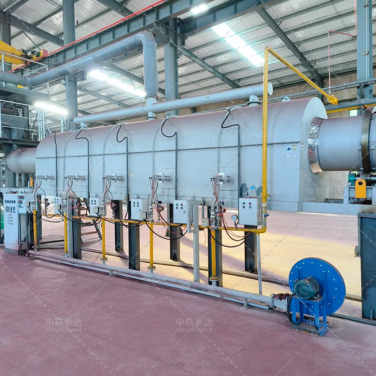 2024 Precise Temperature Control 900 Degree Spent Catalyst Activation Electrical Gas Indirect Heating Kiln