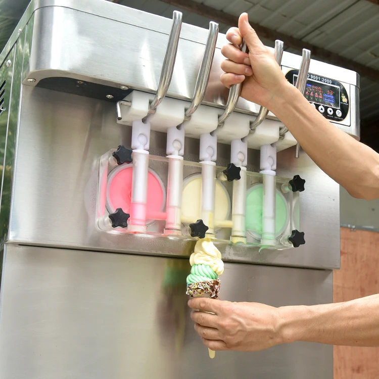 
Mini table top multi 5 flavor ice-cream machine /ice cream maker/ice cream machine soft serve with CE NSF ETL 