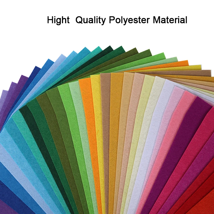 Non Woven Fabric Roll Roofing Felt Waterproof Materials 100% Polyester Fiber Fabric Felt Craft Wholesale