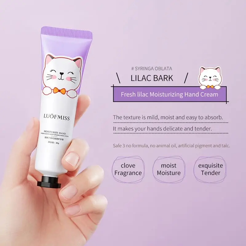 LUOFMISS Moisturizing Nourishing Deep Cleansing White Pore Christmas Travel  Rose Pomegranate Moisturizing Hand Cream