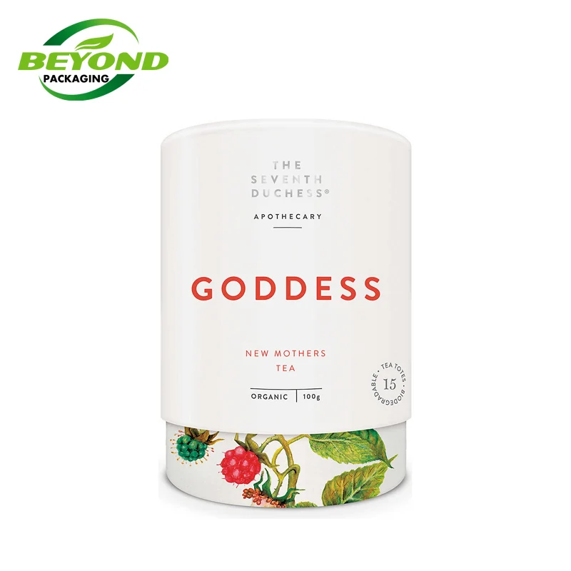 Cheapest Food Grade Recycled Cardboard Cylinder Loose Leaf Tea kraft Paperboard Tube Packaging Cylinder Paper Tube For Tea