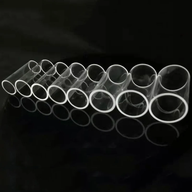 
 Прозрачная Круглая Плавленая кварцевая трубка из стекла  