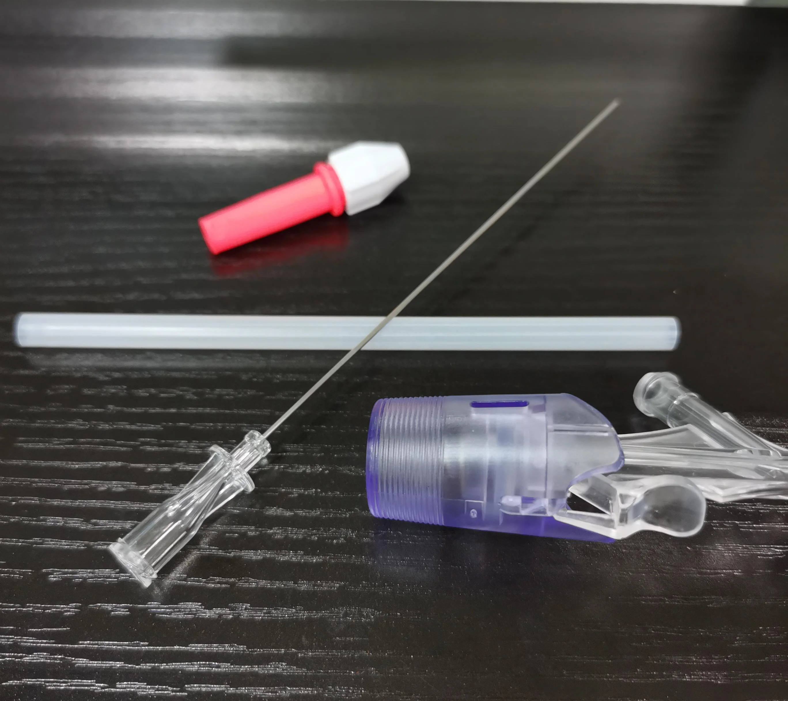 
Push click High quality medical accessories screw y connector hemostasis valve set 