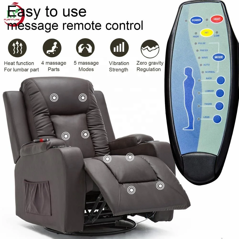 
JKY Furniture Adjustable Relaxing Manual Living Room Recliner Chair With Massage Function 