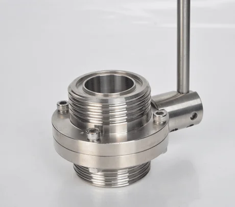 Санитарный клапан-бабочка из нержавеющей стали 3/4-4 дюйма SS304/SS316, Сварка/зажим