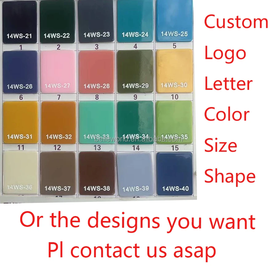 BELLEWORLD custom logo letters color hair claw accessories Alligator Diamond acetate Rhinestones hair claw Banana Hair Clips