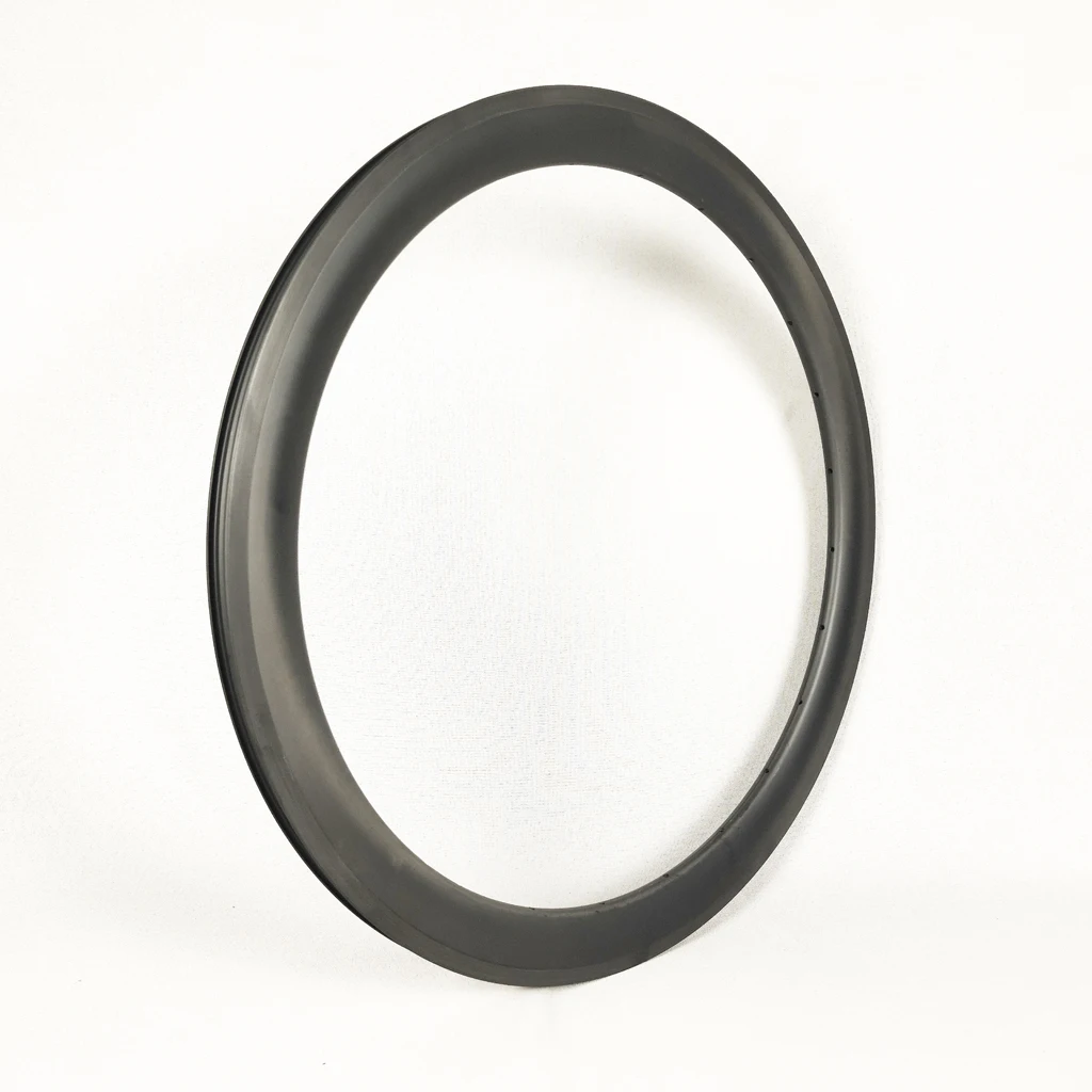 700c Track And Road Carbon Road Rim Width 25mm Height 50mm Clincher Tubeless Ready Bicycle Rims