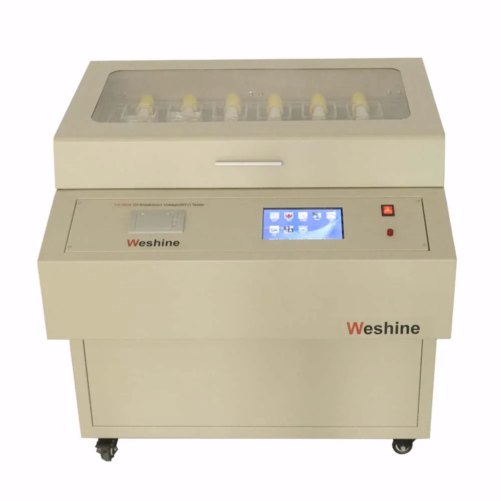 100kv Dielectric Strength Tester Automatic Breakdown Voltage 6 cups Transformer Oil Bdv Tester