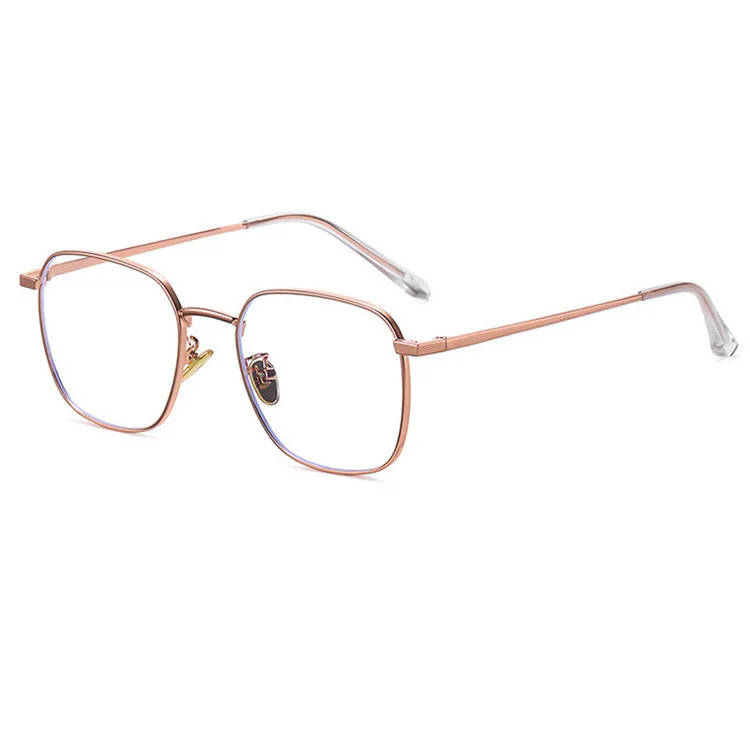 2024 Custom Logo Colorful Square Optical Glasses new luxury oversize square photochromic anti blue light glasses for woman man