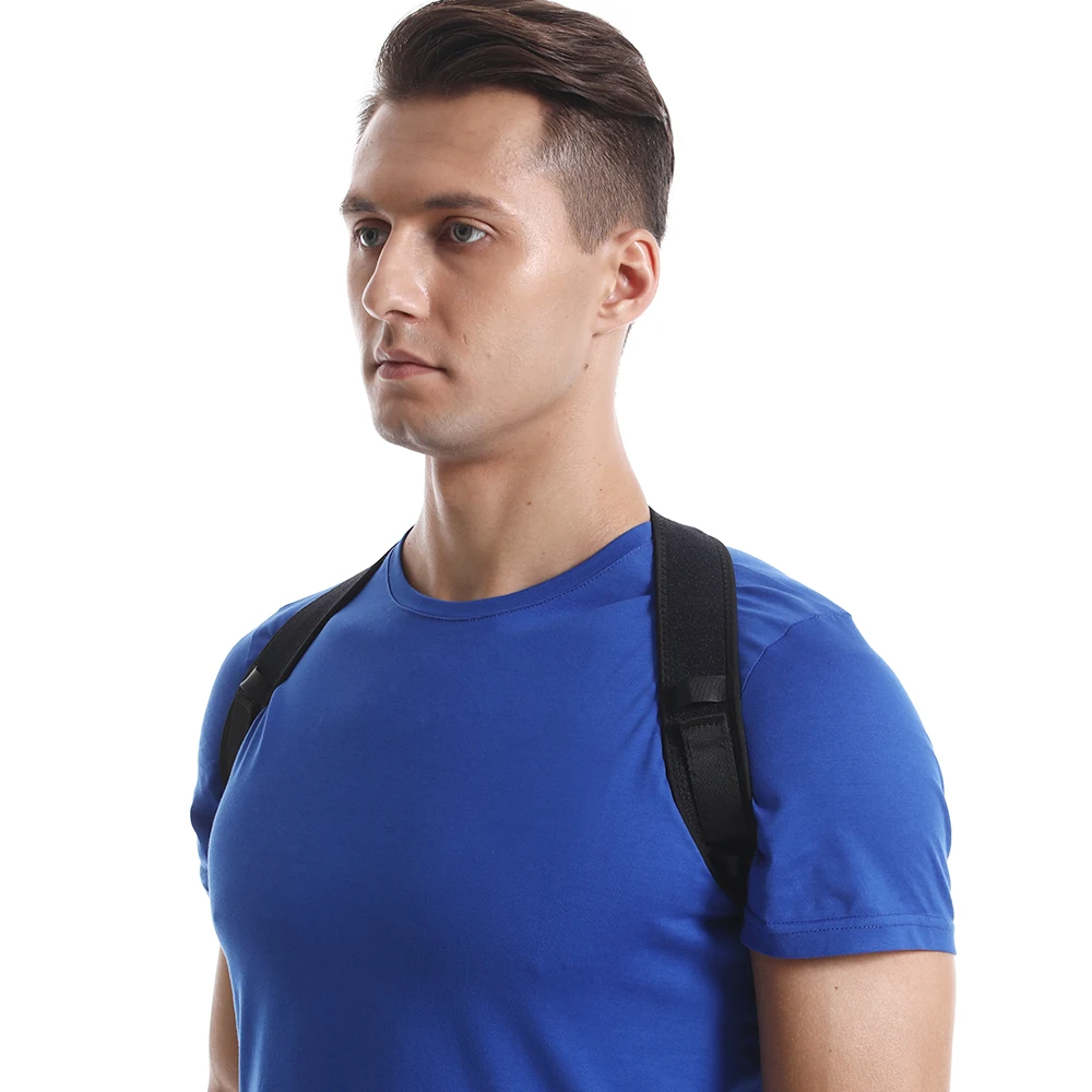 RUNYI Adjustable Back Support Brace ShoulderPosture Corrector For Men And Women