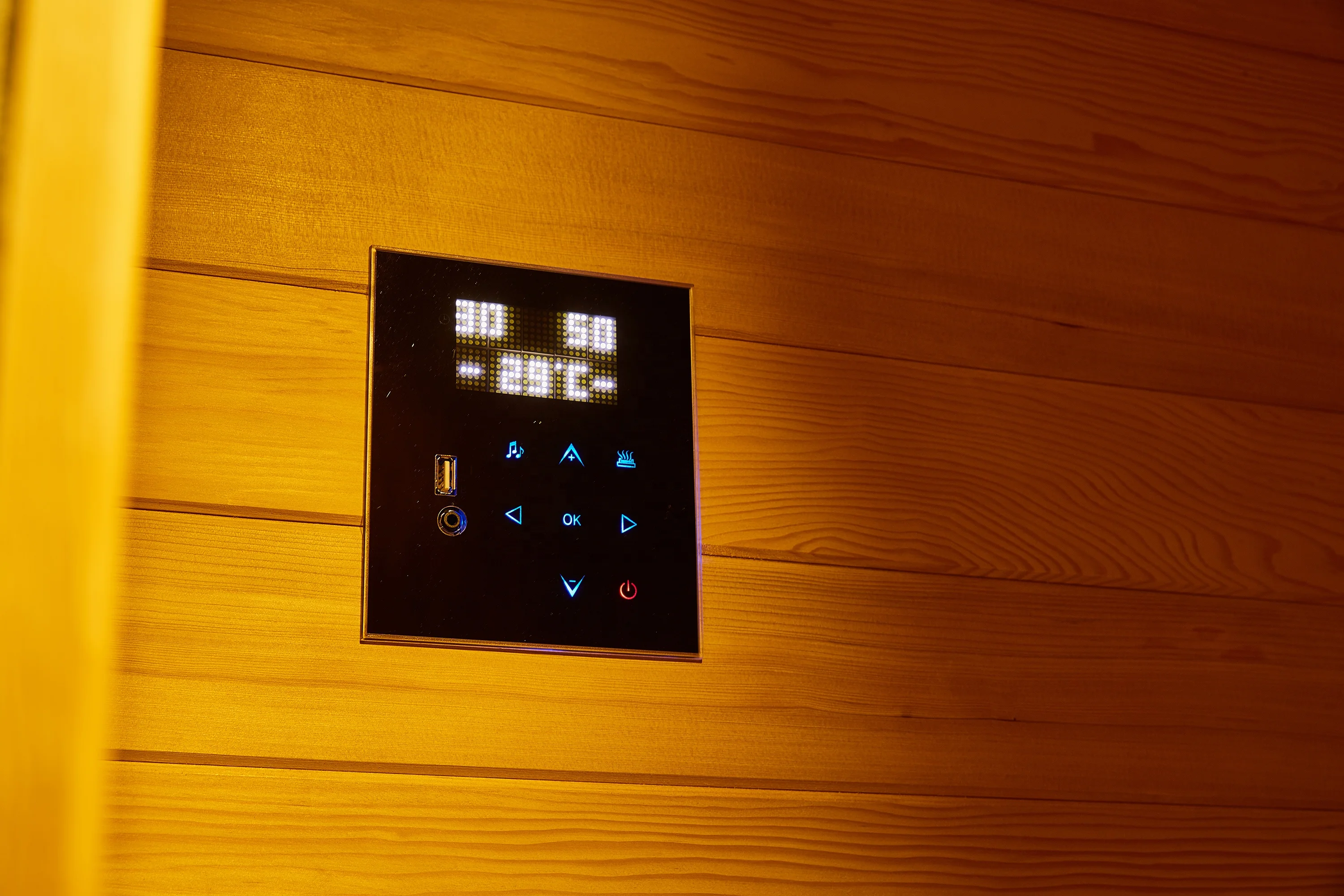 MEXDA Customized Hotel Family Indoor Solid Wood Sauna Room for 1-2 Person Spa Sauna Dry Steam Infrared Sauna Cabin WS-1703SR