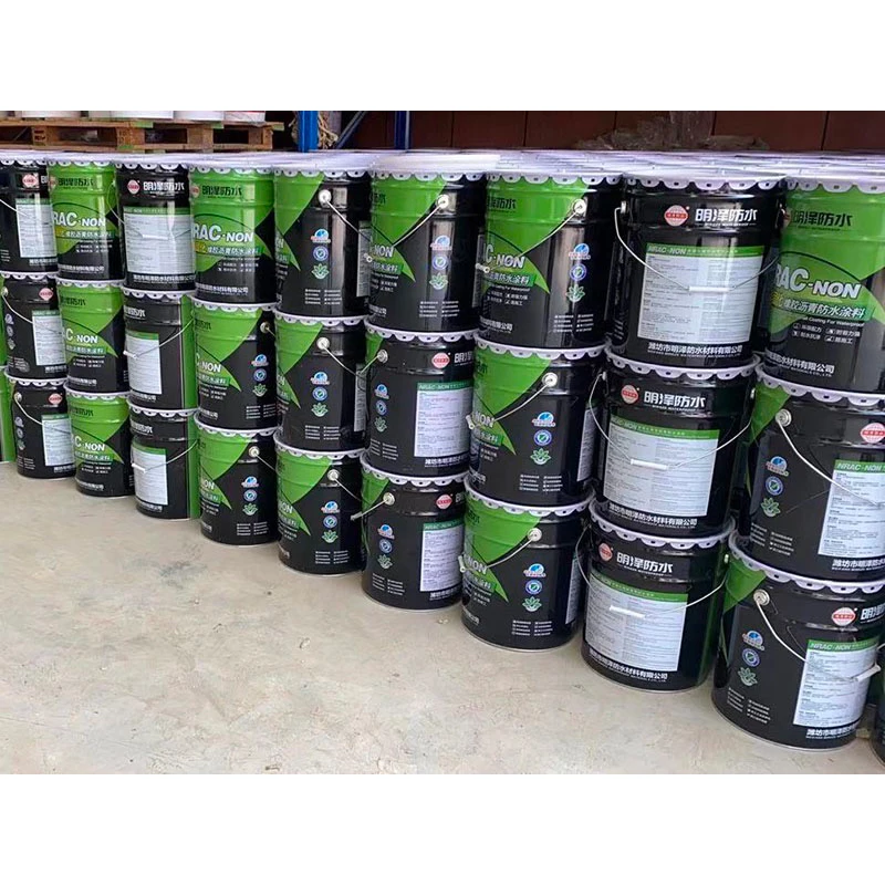 Rubber asphalt non curing paint black asphalt waterproof coating floor and roof works floor and roof works waterproof coating