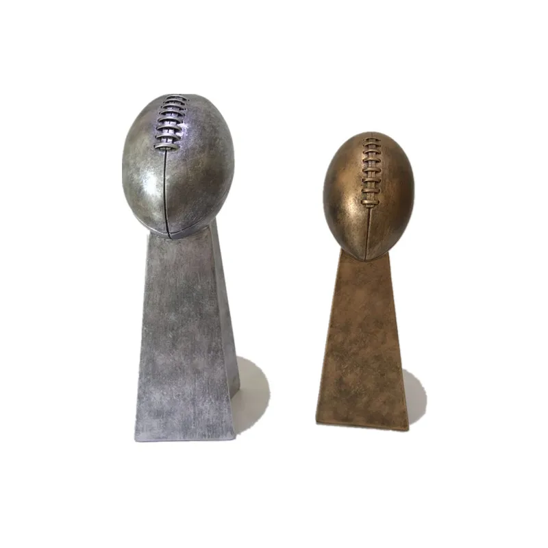 Lombardi type award football trophies Resin Fantasy Football Trophy