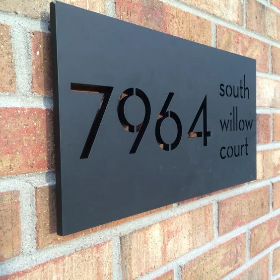 Modern Door Plates Hotel Door Number Custom Door Sign Plate For Apartment