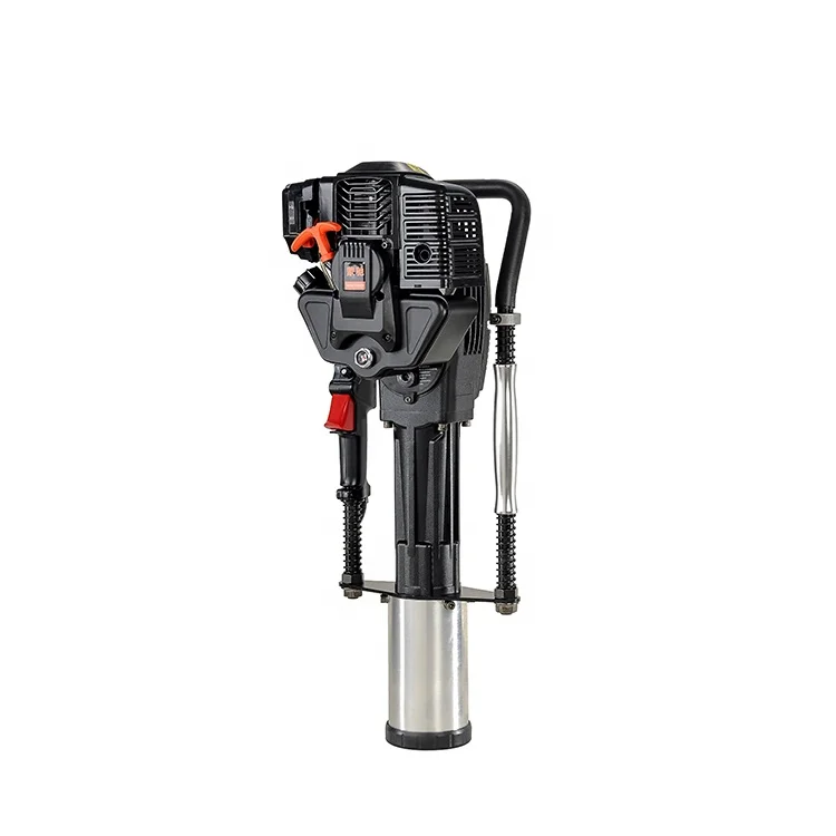 100 mm 2 stroke 52cc Portable Vibrating Pile Driver Mini Gasoline Petrol Gas Powered Handheld Post Driver
