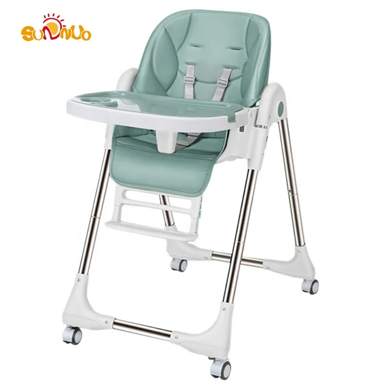 
2021 Hot Sale Newest Baby Chair Portable Baby Dining Chair Fashion Foldable Baby High Chair 