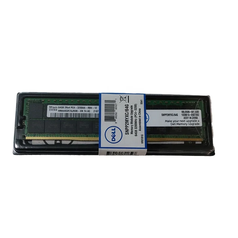 Wholesale Dell 64GB DDR4 RAM High Quality 3200MHZ Server Memory