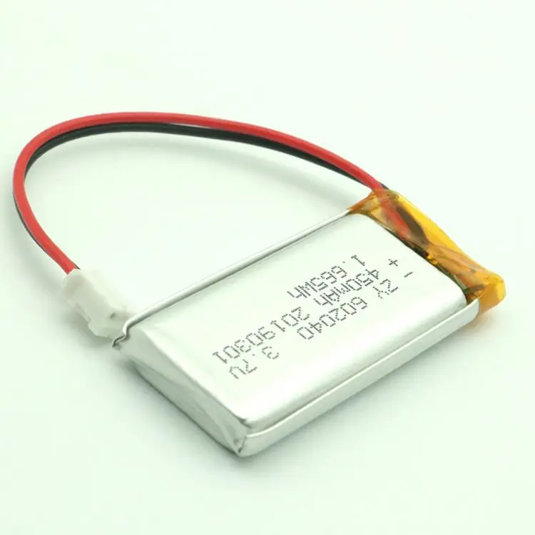 Low Price 602040 3.7V 450mAh 602040Pl Li-Ion Battery  for Smart Watch