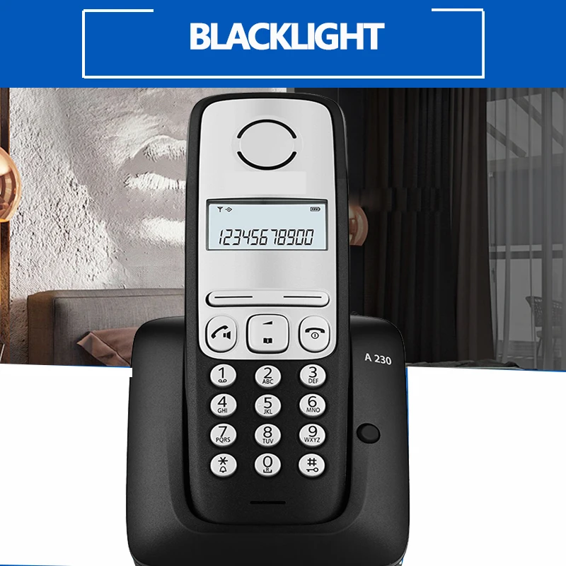 DECT Brand New Wireless Telephone Handsfree Conversation Cordless Phone with Caller ID Redial For Home Office