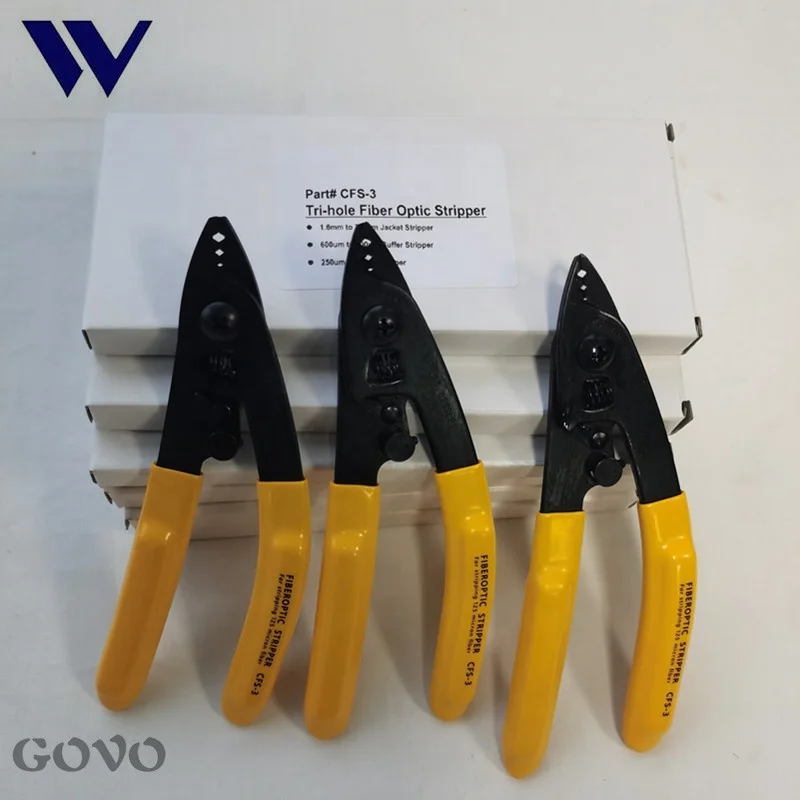 China made CFS-3 Optical Fiber Stripper(3 Holes)/Peladora de Fibra Optica(3 Ranuras)