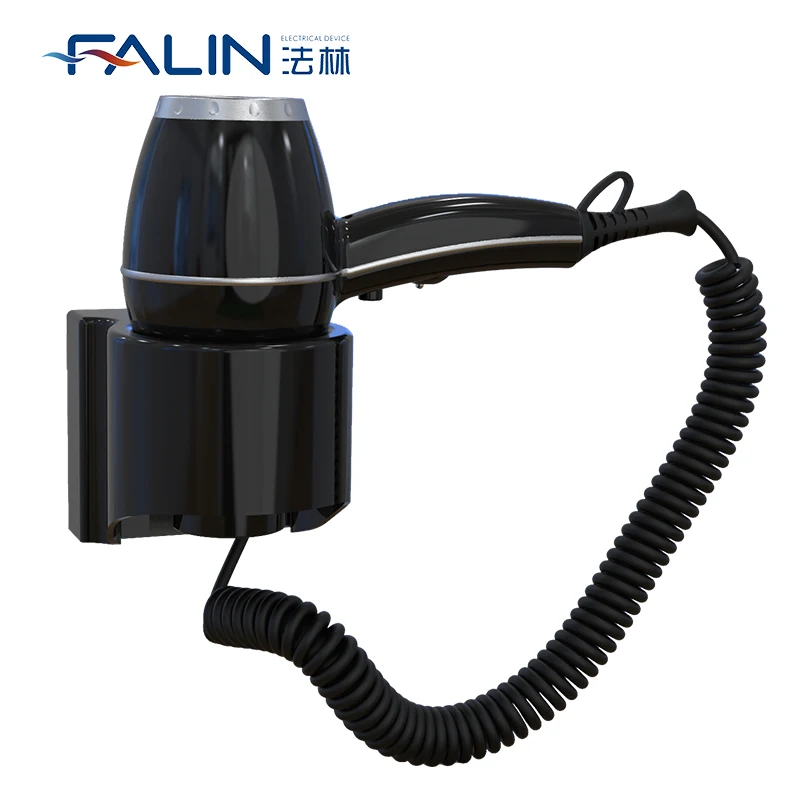 FALIN FL-2206 Wall Mounted Nylon Hair Dryer Hotel Hair Dryer 1800w High Power Hair Dryer