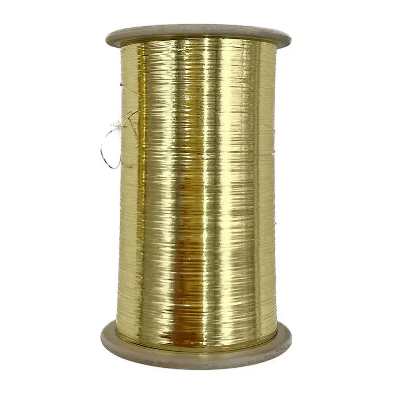 Hot selling Small Packing 45g gold PET lurex thread metallic yarn