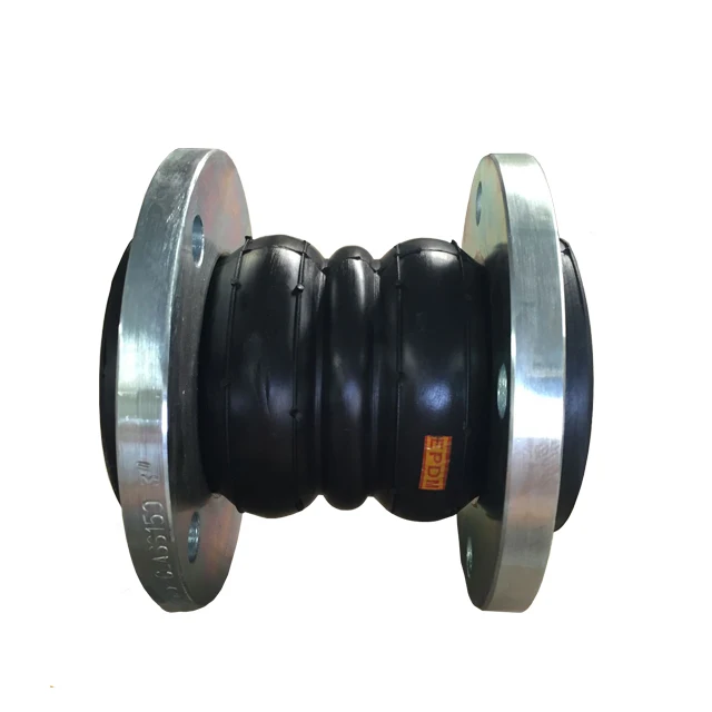 Equal Forged  Galvanized Flange Pipe Fitting twin sphere rubber expansion joint