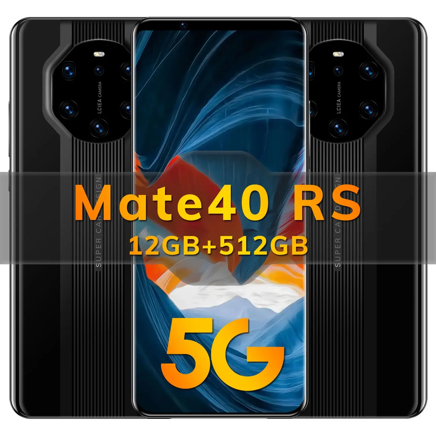  Высокое качество ремесло телефон Mate40 RS MTK6889 10-ядерный 6 1 
