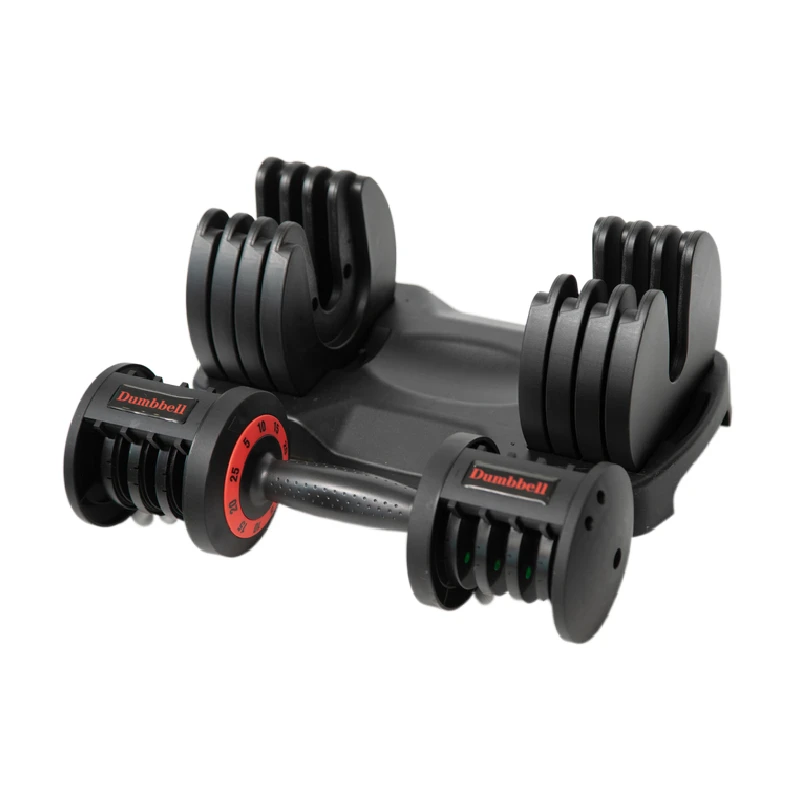 Twist Lock 25lb Dumbbell Set ABS Cover Quick And Easy Adjustable Dumbbell Weight Range 11kg Fitness Home Gym Dumbbell