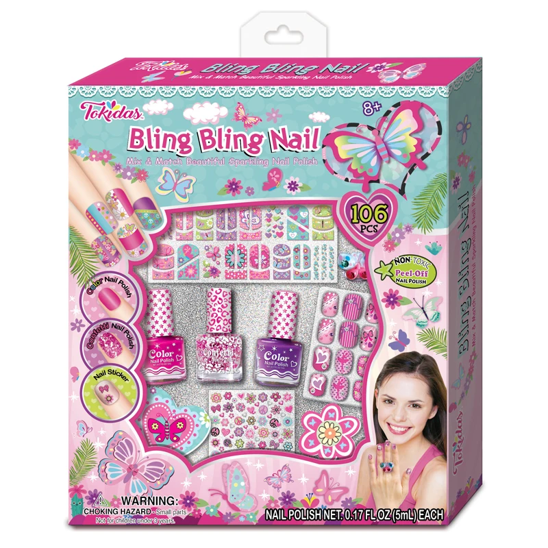 
Pretend Makeup for Girls - Bling Bling Nail 