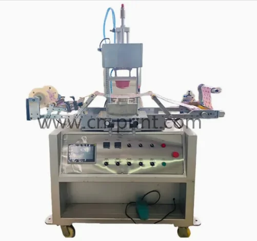 LC Brand Servo Control Silicone Semi Auto Pad Printing Heat Transfer Label Printing Machine for Different Shapes