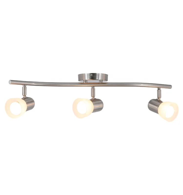 Decorative Living Room Adjustable 3 Lights Spot Led Pendant Modern Track Lighting Alabaster Light