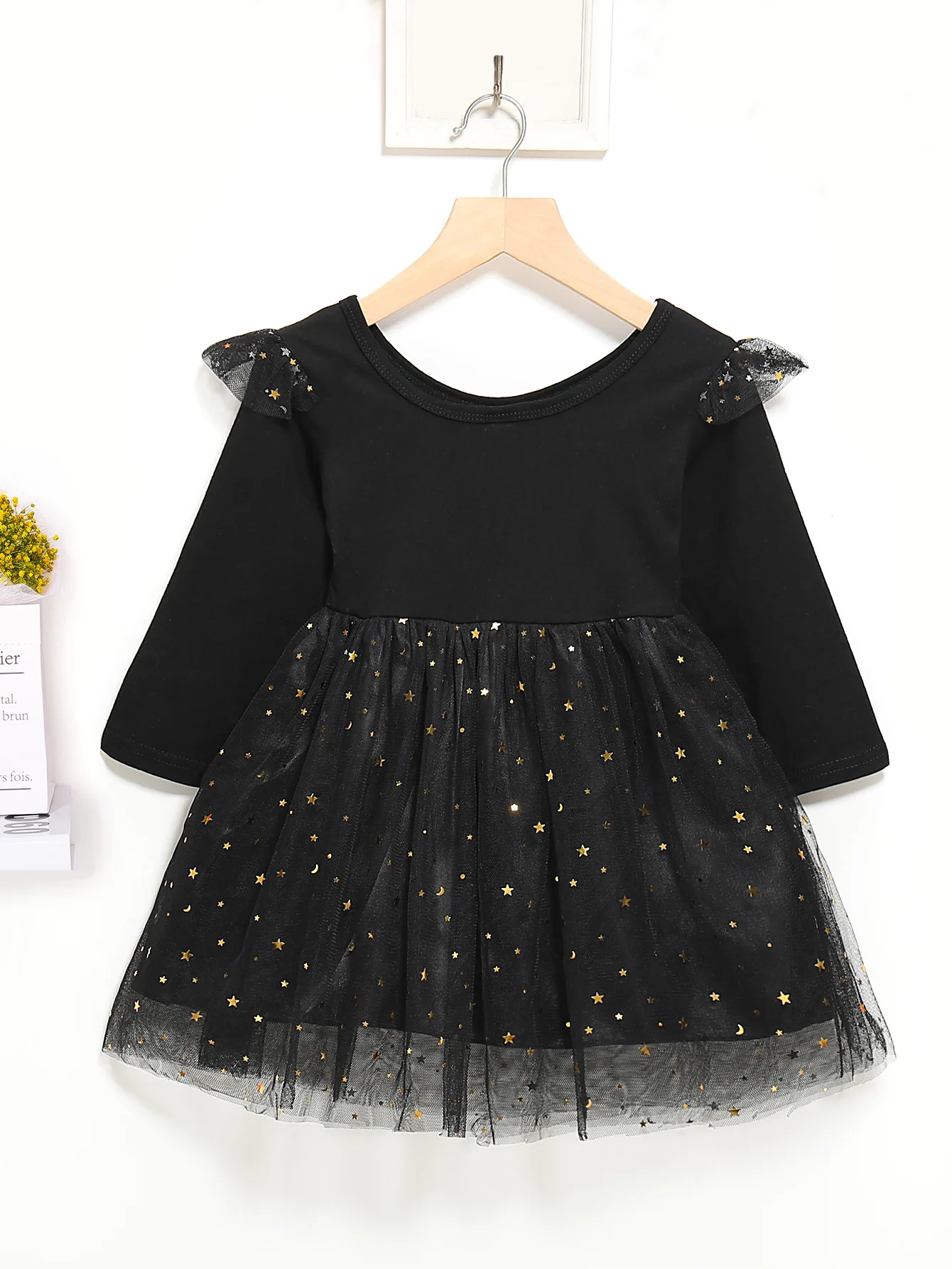 New burgundy autumn fashion long sleeve ballet tutu dresses children girl summer dresses 2021