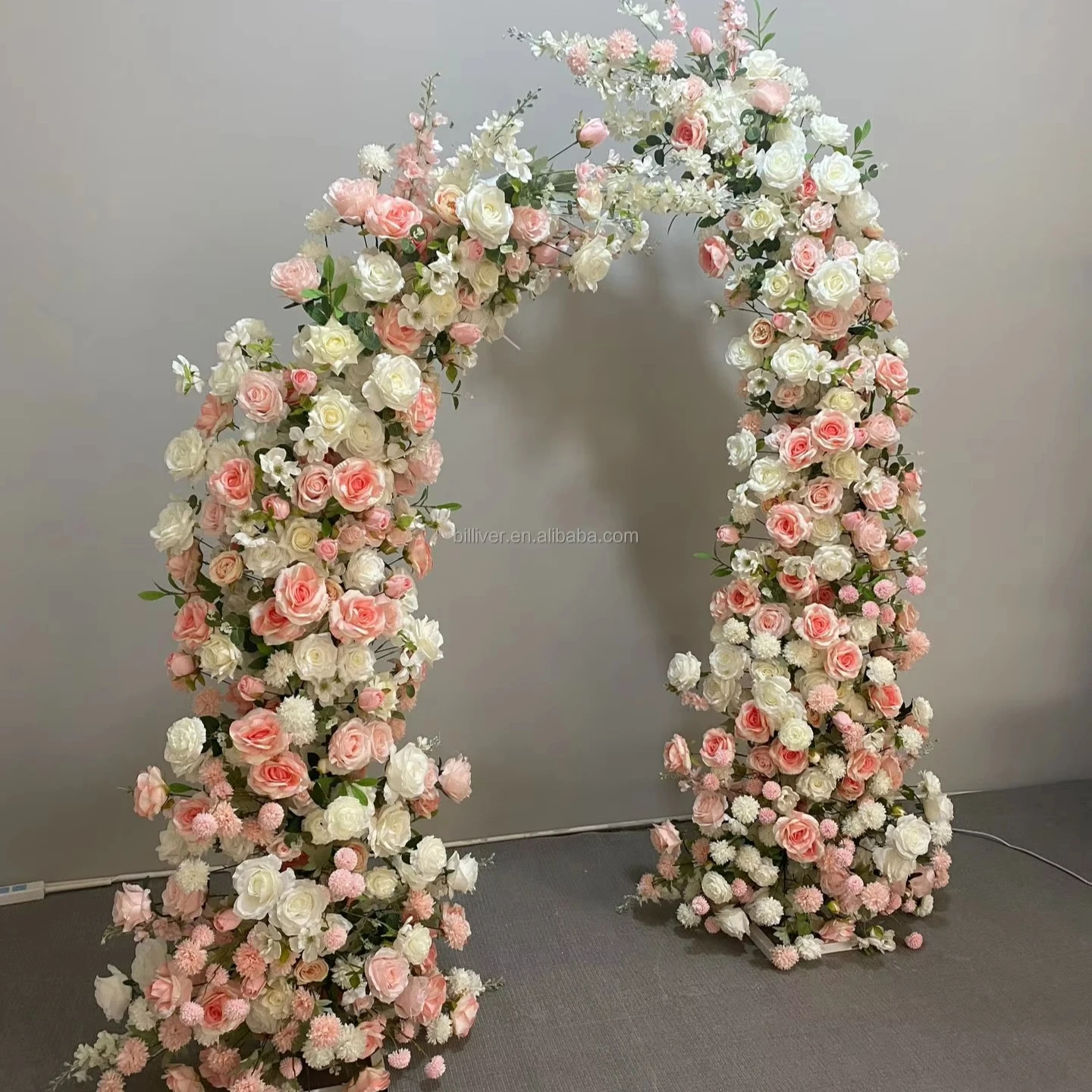 Оптовая продажа искусственный Шелковый Свадебный рог цветочный фон арочный цветок орхидей