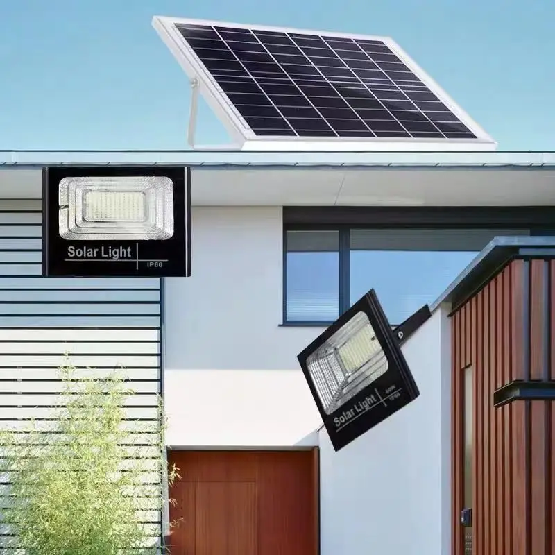 Best selling outdoor garden solar flood light rechargeable led all in one solar street light