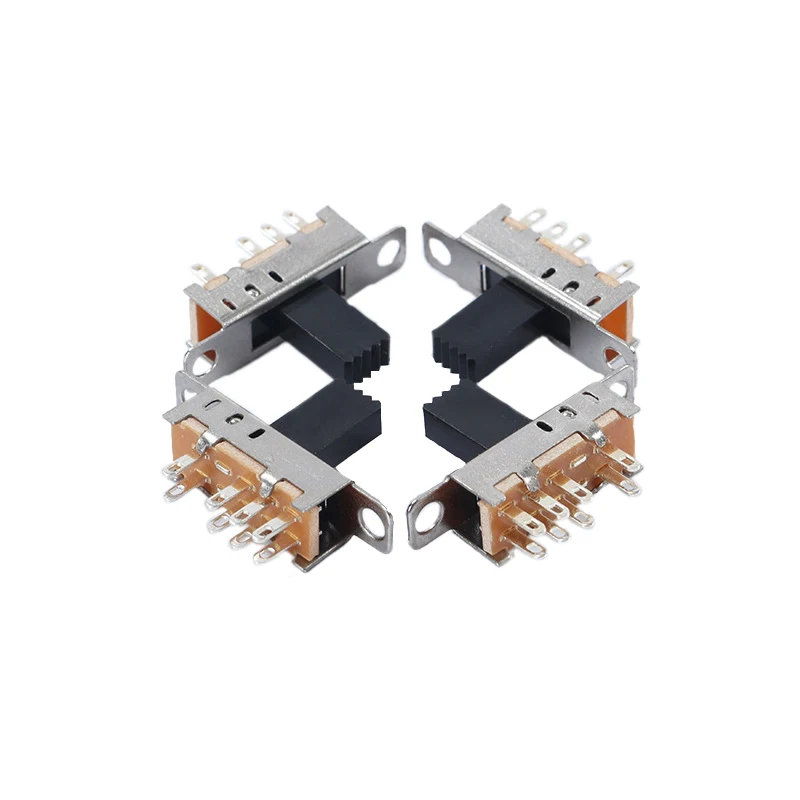 ss-23e04 3 Position 8P Panel Mount 2p3t 3pdt Slide Switch SS-23E04 sliding switches