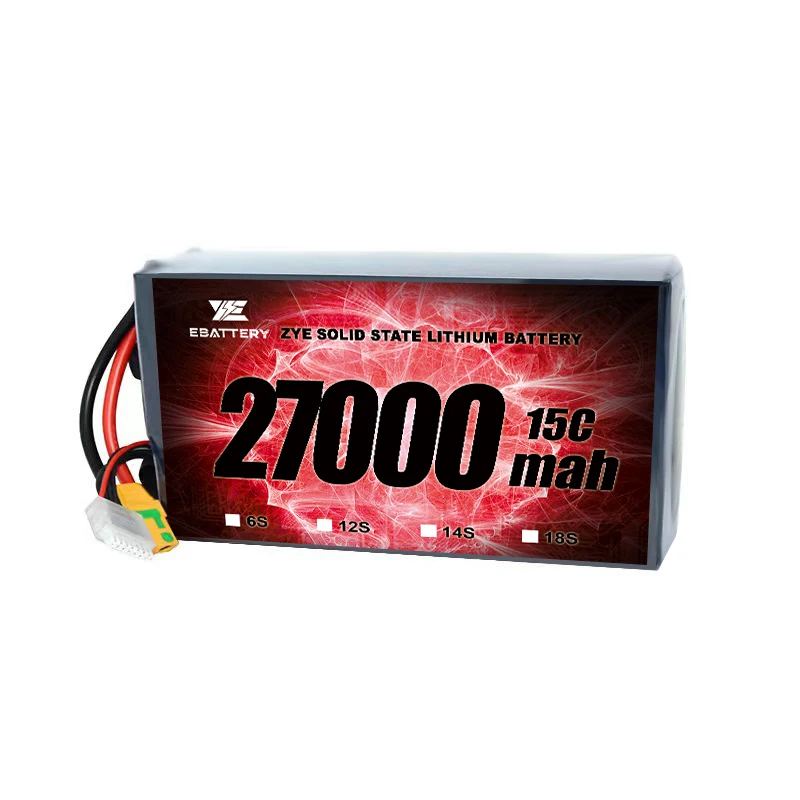 Semi solid state battery 27000mah 6s12s LIHV 27ah 14s lithium ion battery 4.45V from original manufacturer