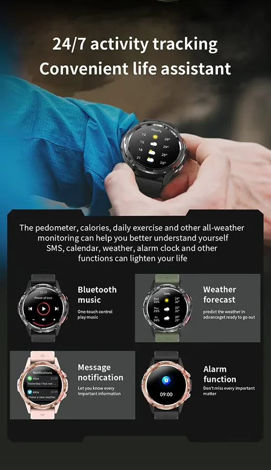 coming out smart watches with voice assistant IP67 waterproof smart bracelet meets your daily life demands smart sport watch