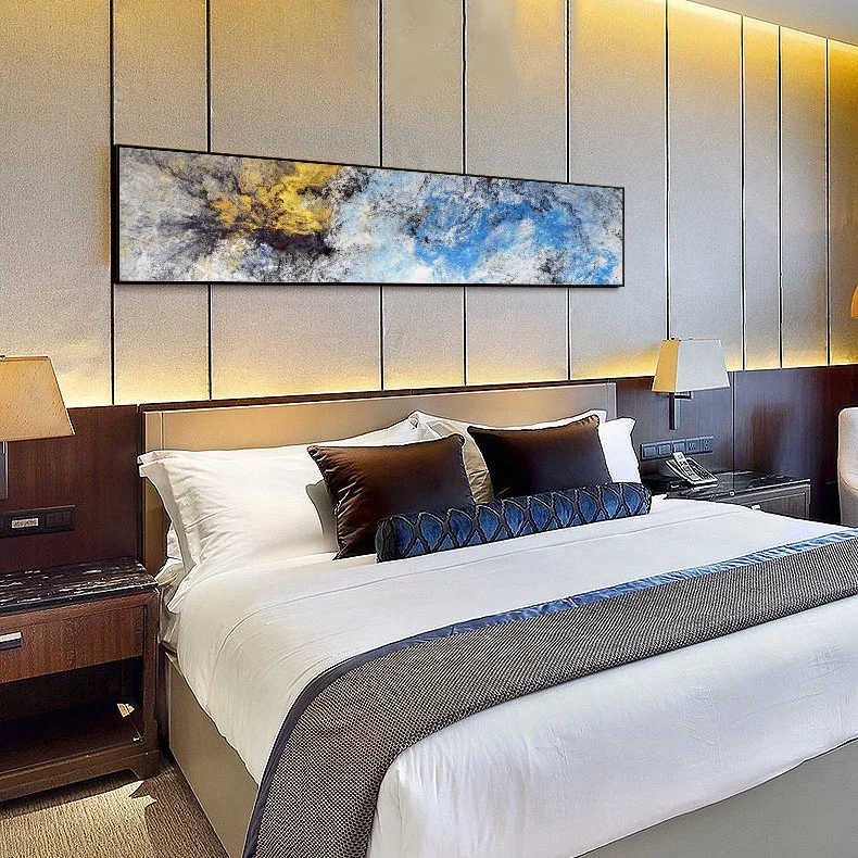 Ручная роспись импрессионистское изобразительное искусство холст Современная Настенная живопись абстрактная масляная для отеля