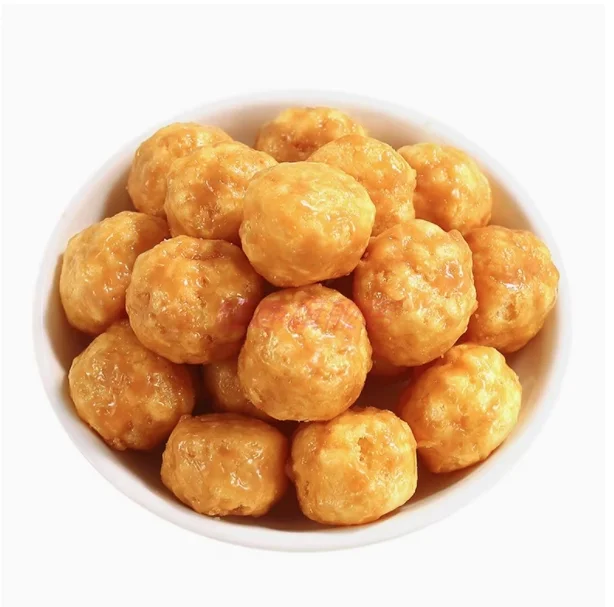 Toffee flavored puffed corn balls machine puff corn snack ball making machine india extruded corn snacks food production line