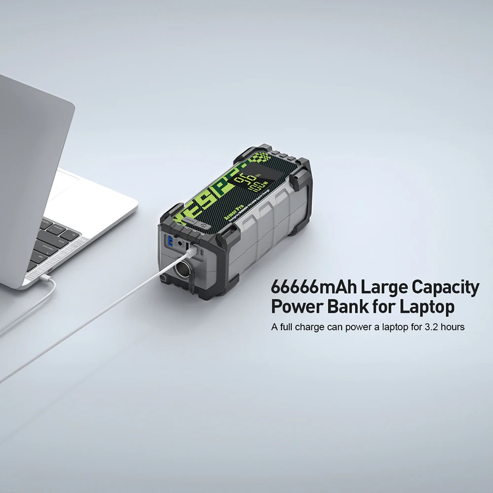 Yesper Armor pro model LiFePO4 Portable Power Station portable car power bank 240Wh fast charge for outdoor camping