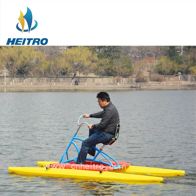 Factory price water bicycle water park equipment/water pedal bikes for sale