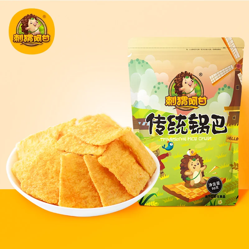 
Chinese snack delicious food rice crust 90g healthy snacks organic Healthy snack 