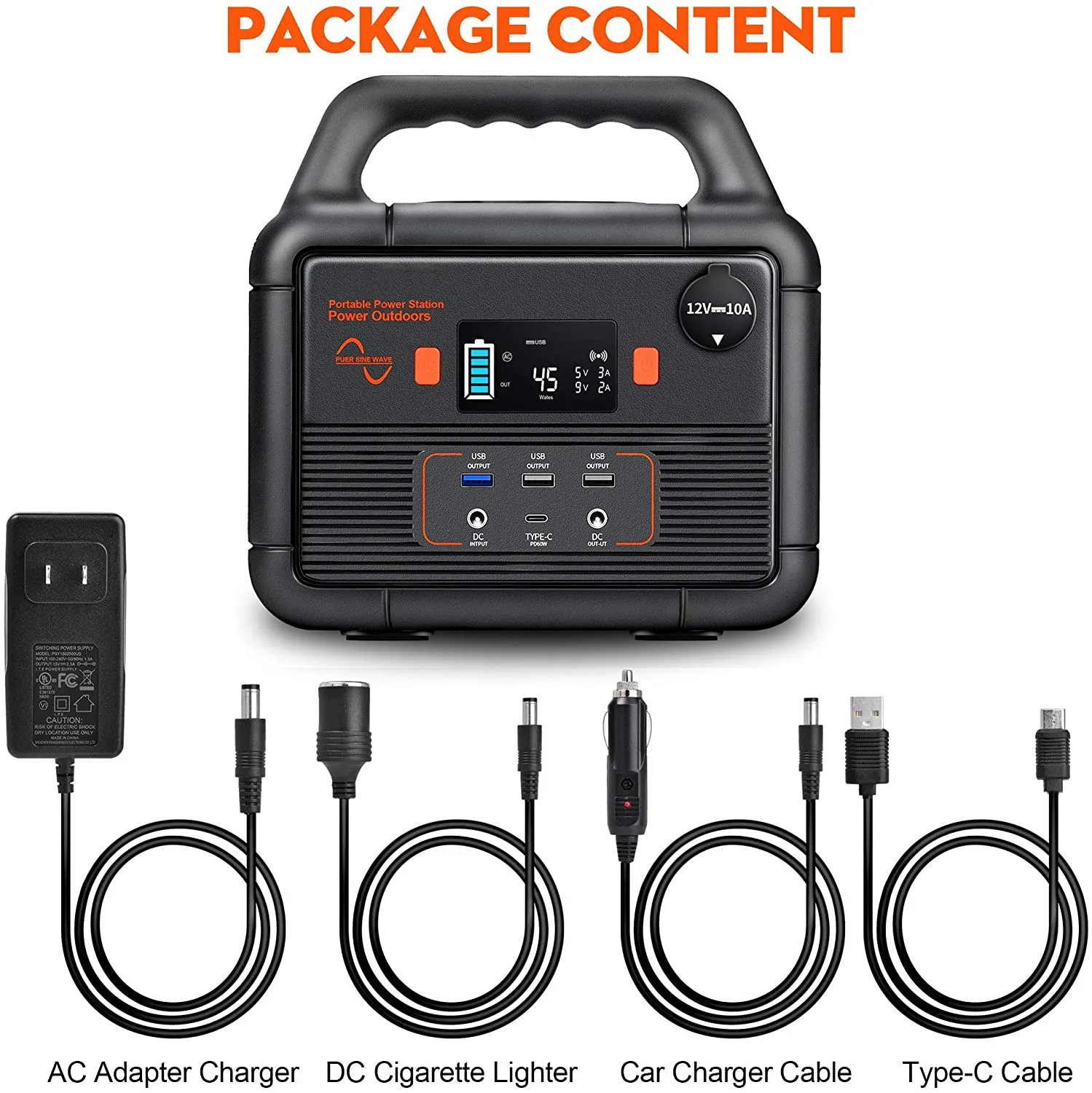 Inverter Solar Station 110V 220V Portable Solar Electric Generator 300W Portable Power Station For Emergencies