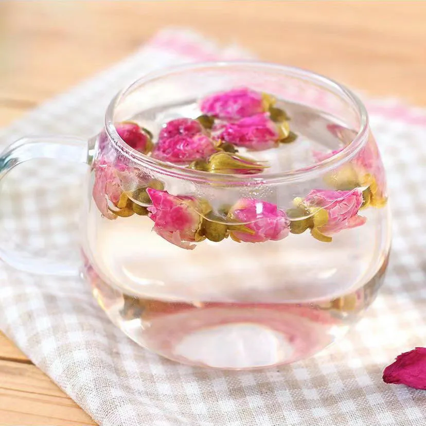 Chinese flower tea organic natural dry dried freeze flower rose  buds tea