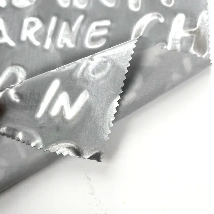 
100% nylon fabric gilding waterproof fabric down-proof use pu coated fabric for down coat 