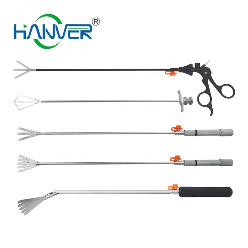 Reusable Abdominal Five-Leaf Fan Retractor for Laparoscopic Surgery